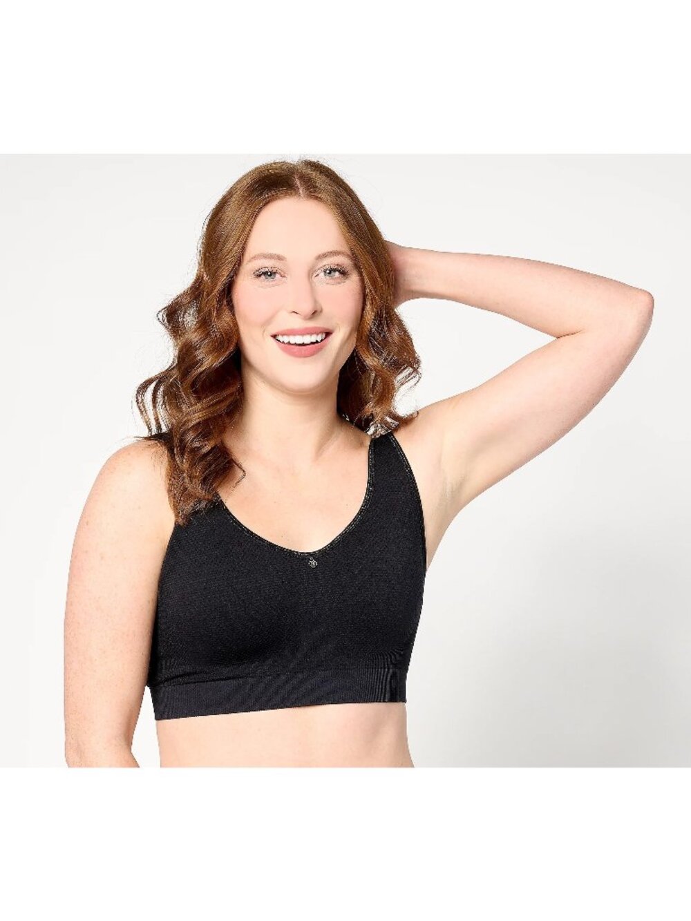 Breezies Contour Bra Size 36B Air Effects Seamless WF Intimate Lounge Black NEW